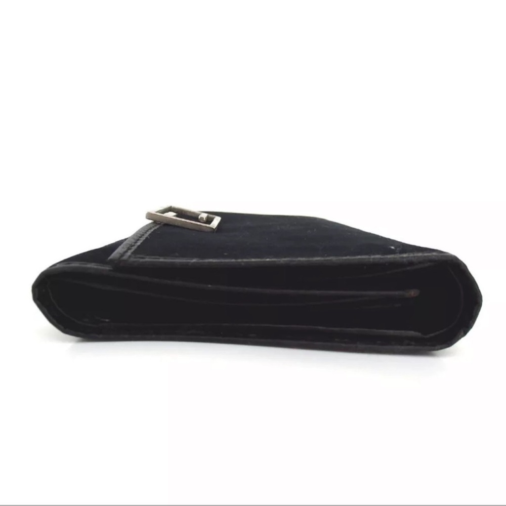 AUTH Fendi Canvas & Leather Wallet Black - Picture 4 of 12
